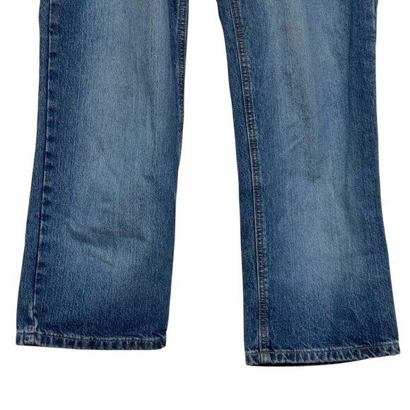 Vintage 90s Polo Jeans Co Ralph Lauren Medium Wash Cropped Relaxed Jeans Size 8 - Picture 3 of 14